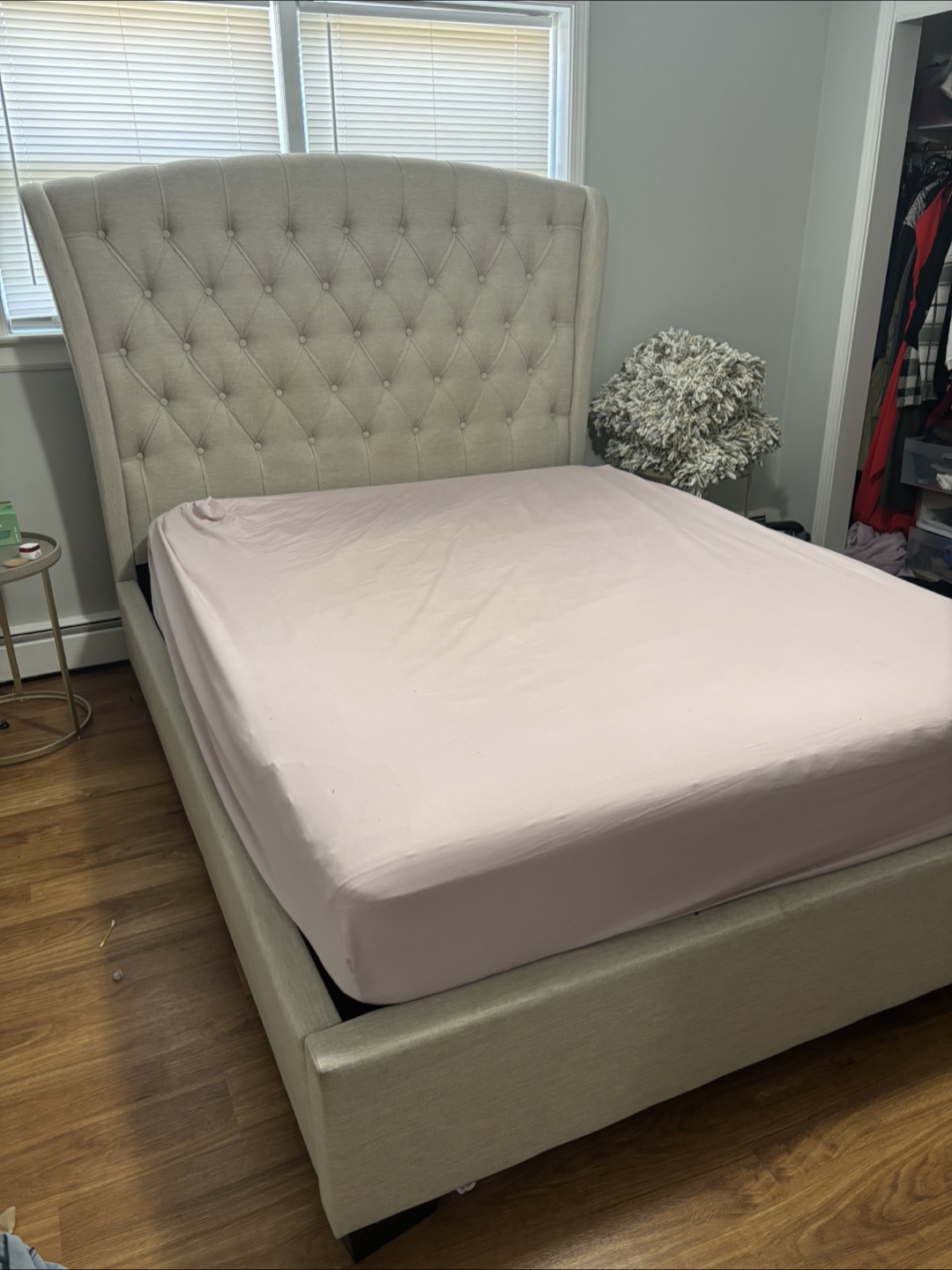 Tufted Headboard and Bed Frame - photo 2