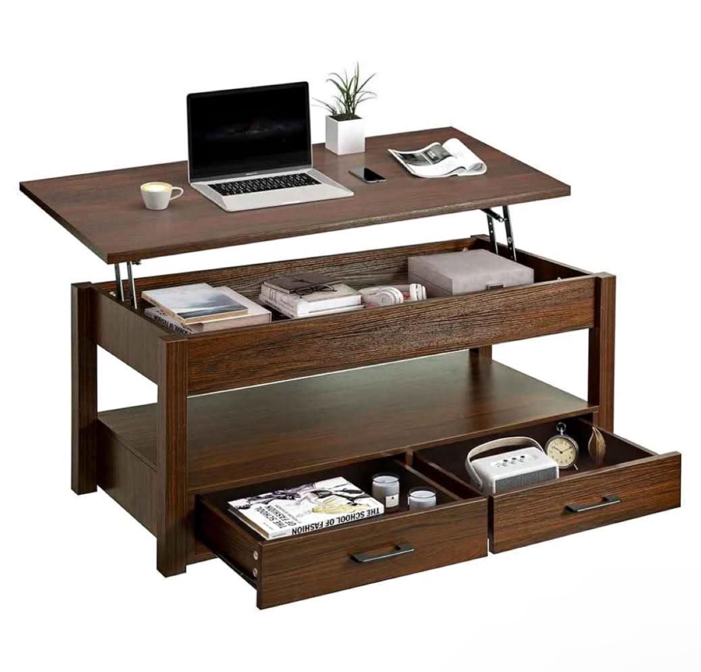 Brand New Lift-Top Coffee Table with Storage - photo 2