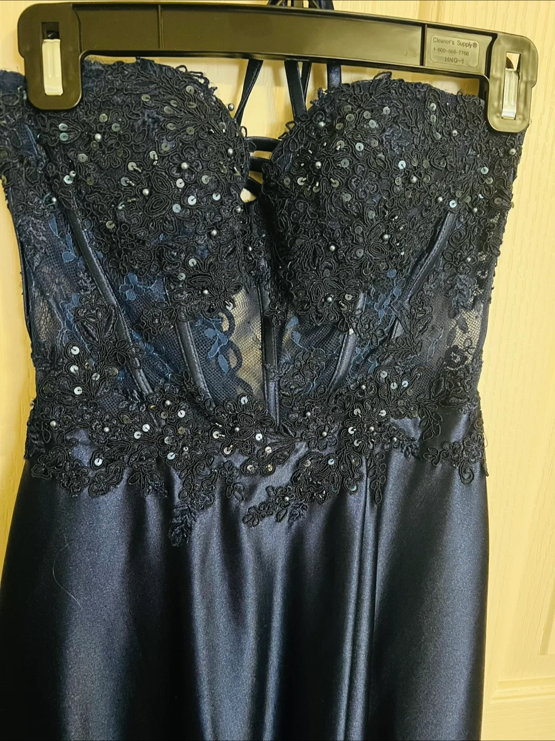 Navy Blue Formal Dress thumbnail