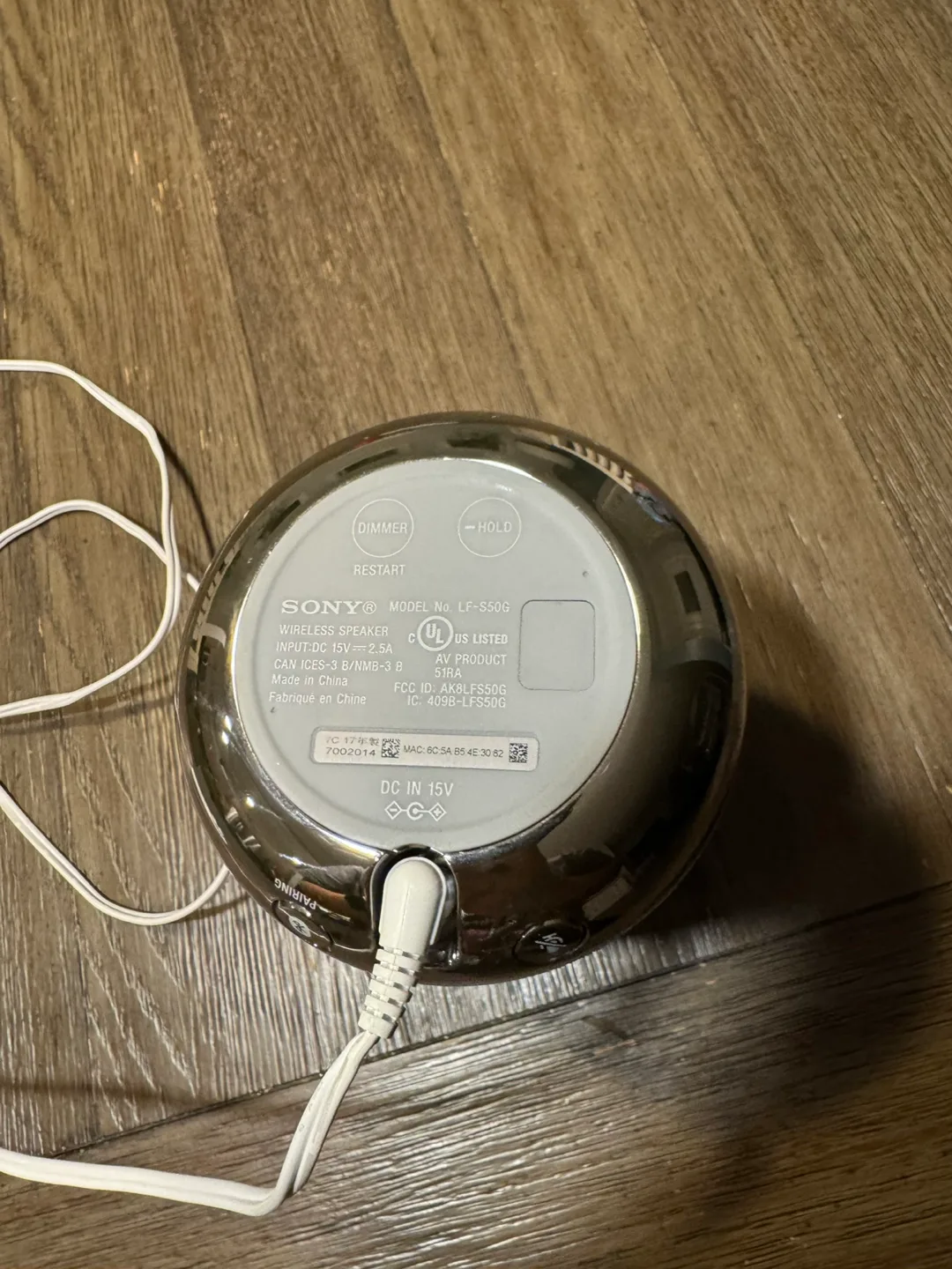 Sony LF-S50G Smart Speaker image indicator(2)