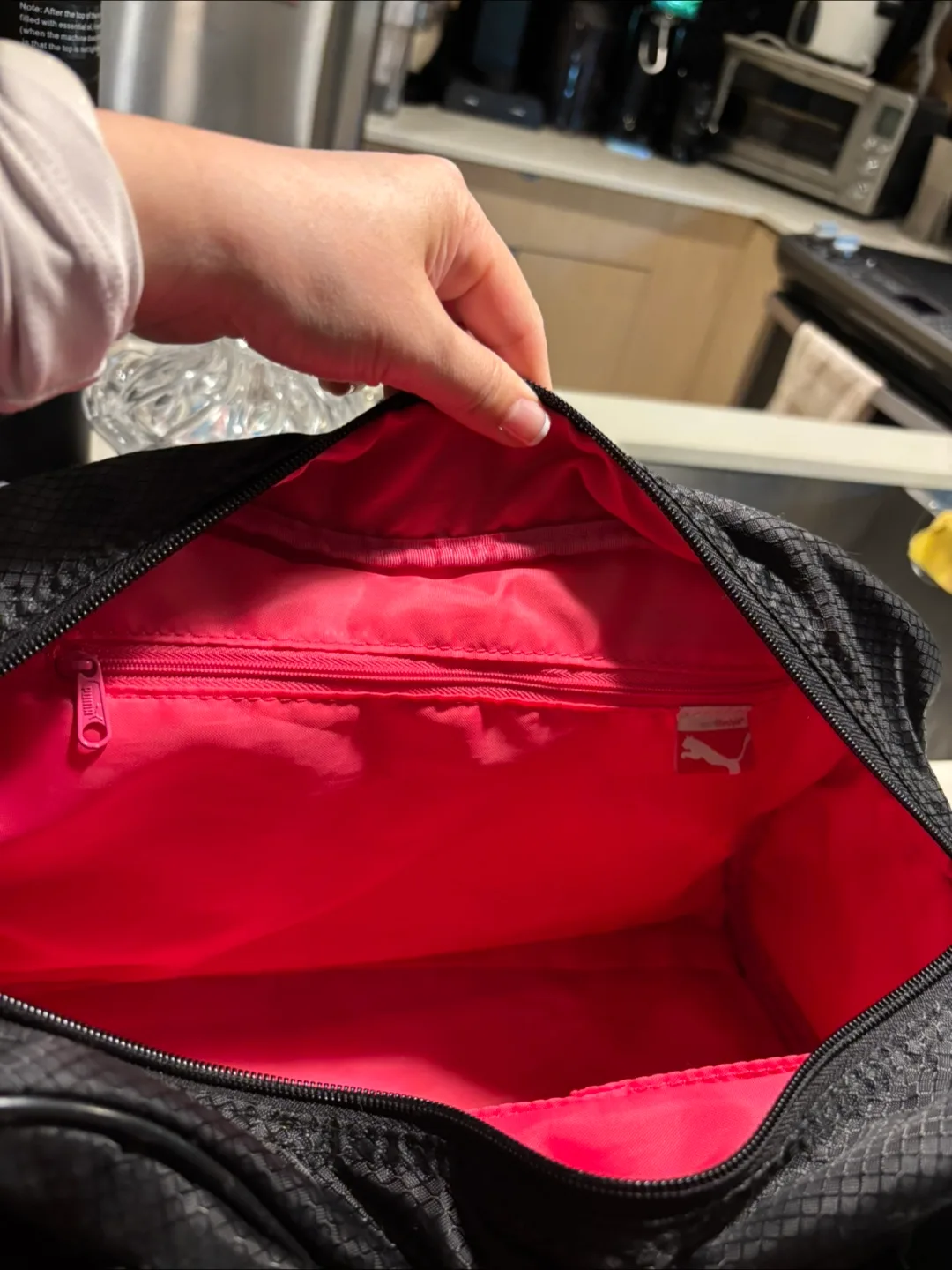 Puma Black Gym Bag image indicator(7)