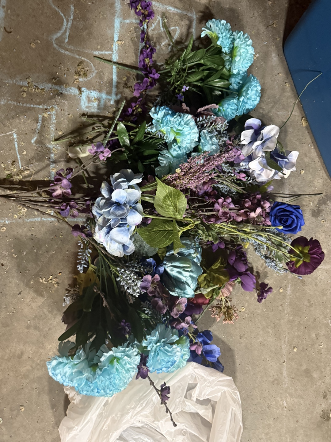 Bag of Assorted Artificial Flowers