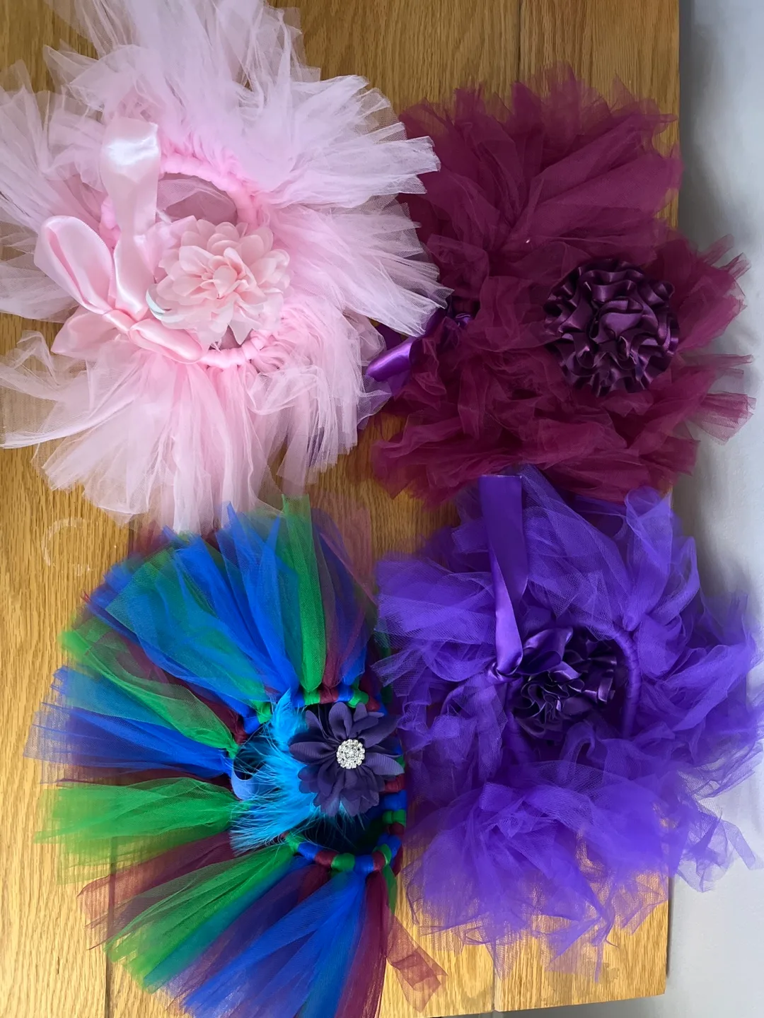 Infant photoshoot skirts and hairband image indicator(2)