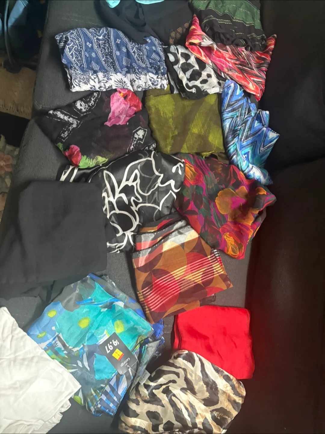 Assortment of Scarves all for 25$ image indicator(4)