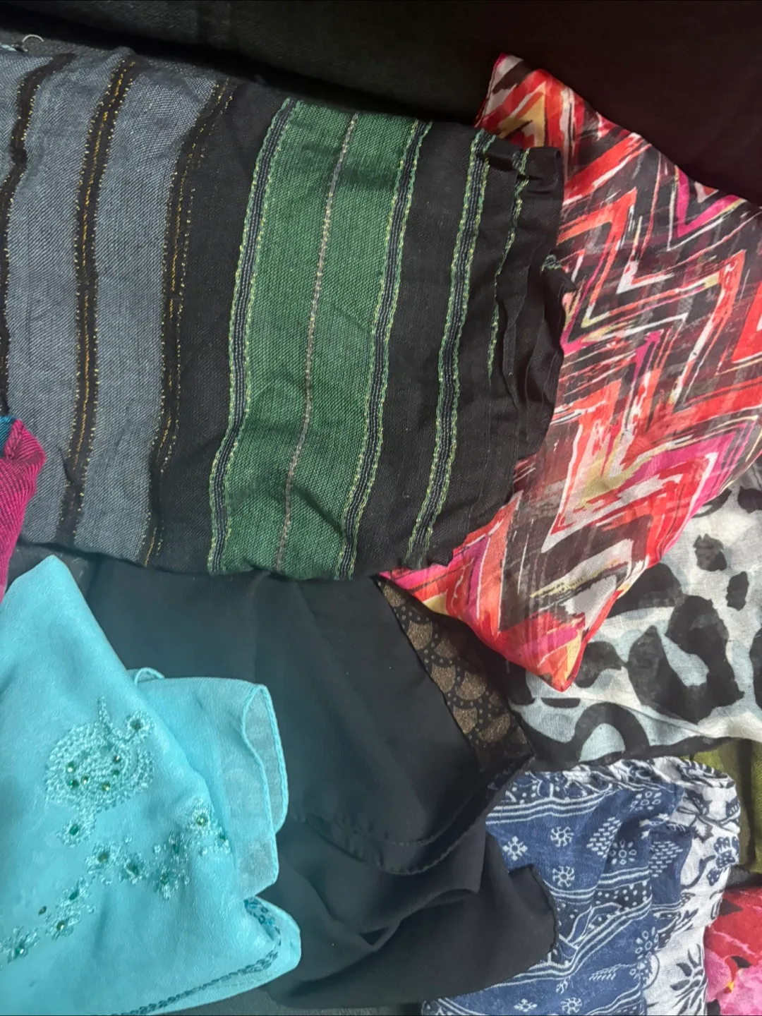 Assortment of Scarves all for 25$ image indicator(2)