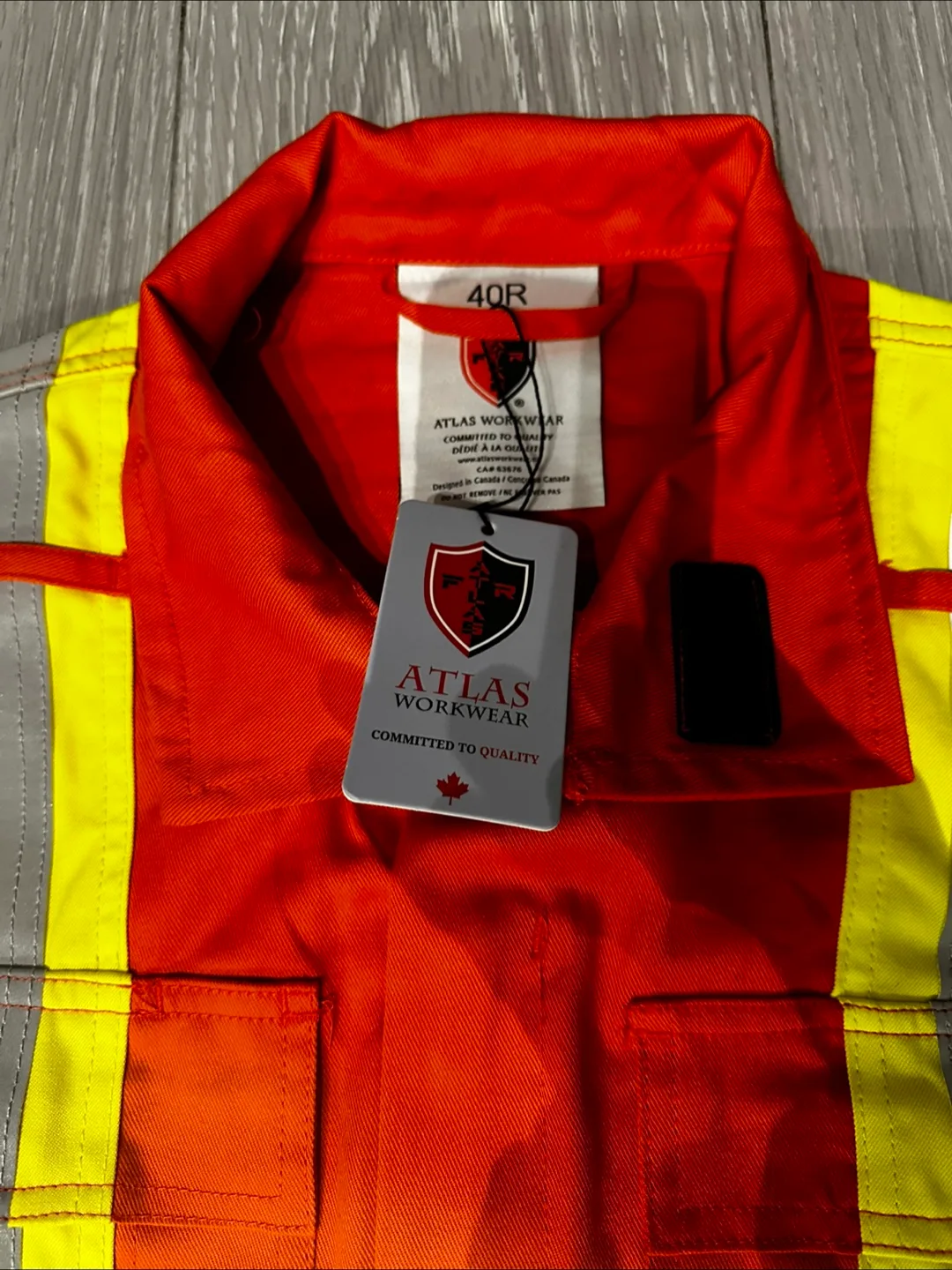 Atlas Guardian® Workwear FR/AR 4 Inch Mining Coveralls - Orange image indicator(3)