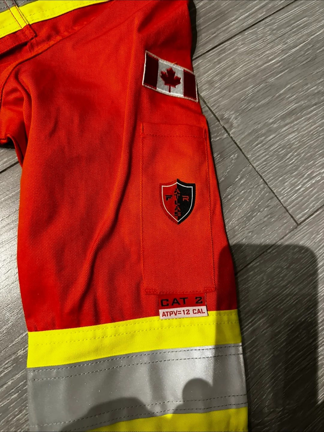 Atlas Guardian® Workwear FR/AR 4 Inch Mining Coveralls - Orange image indicator(5)