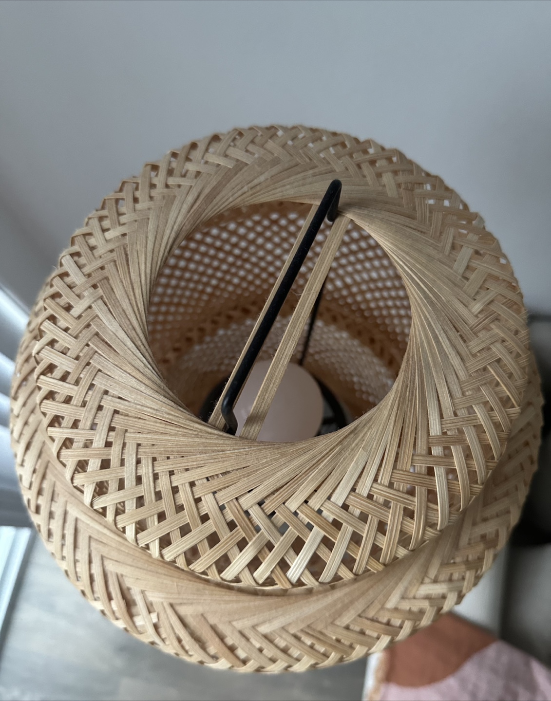 IKEA SINNERLIG floor lamp bamboo handmade - photo 3