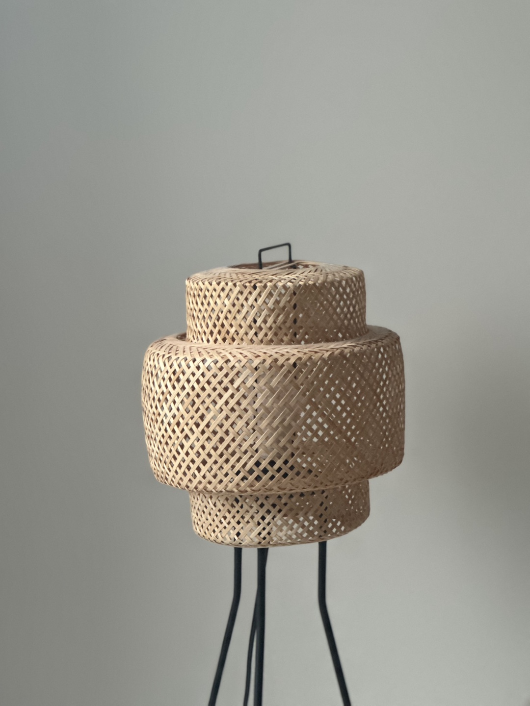 IKEA SINNERLIG floor lamp bamboo handmade