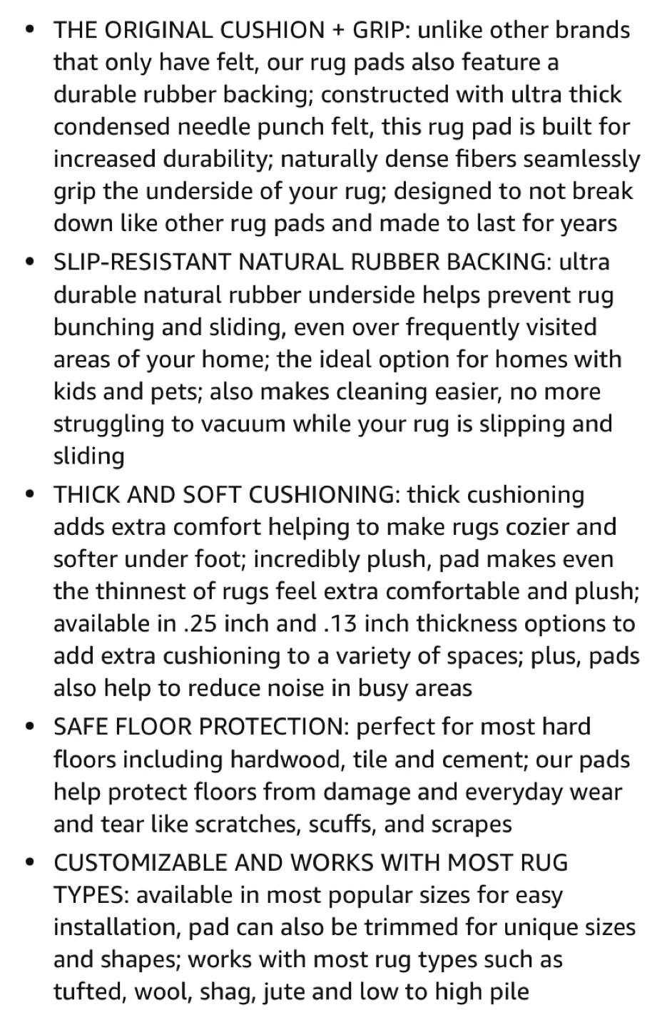 New Gorilla Grip Rug Pad, 7ftx10ft image indicator(7)