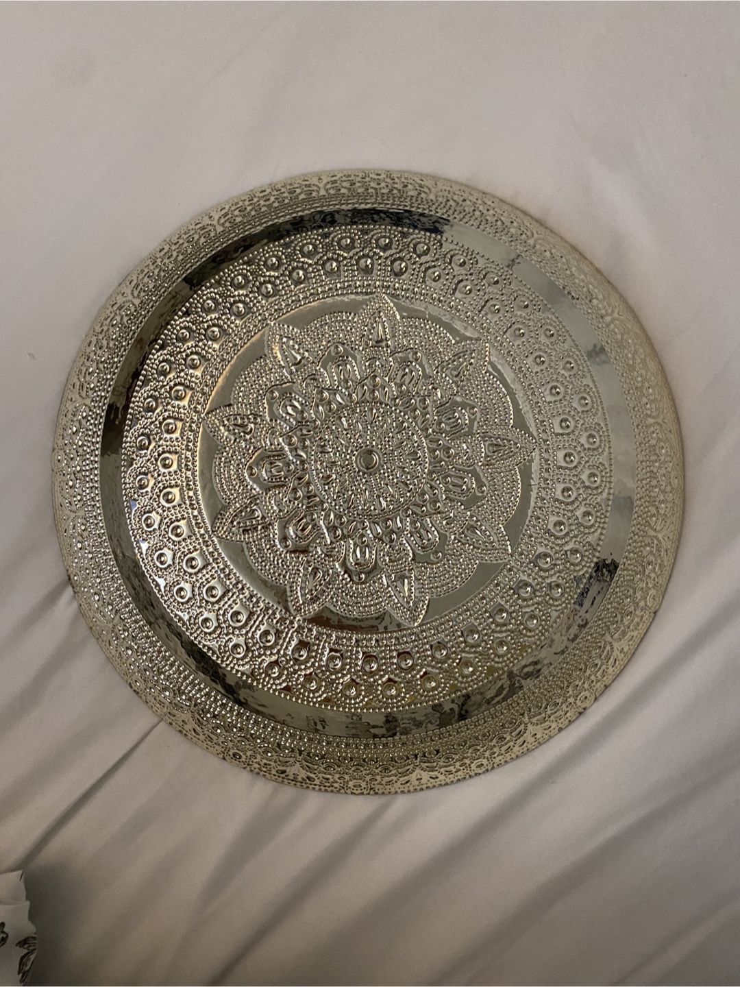 Silverina Decorative Turkish Glass Tray/ Plate - photo 3