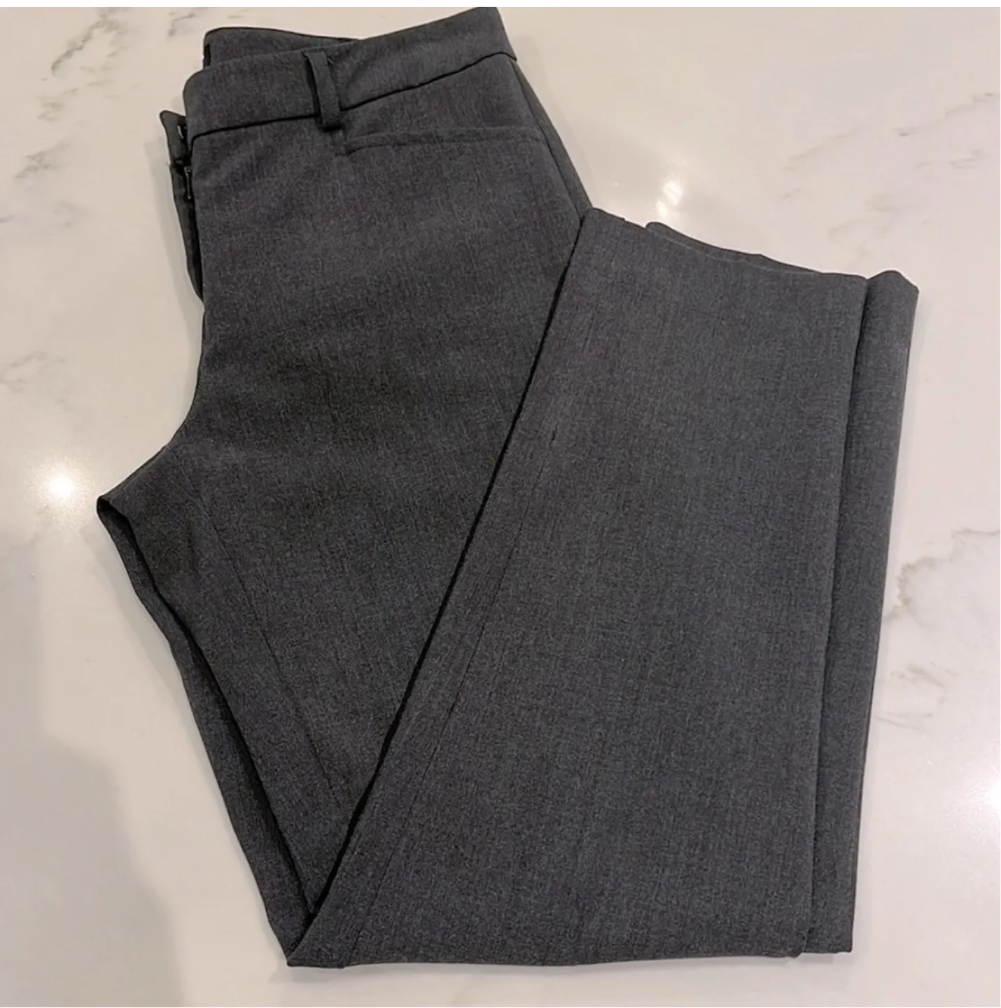 Women’s Grey straight leg dress Pants image indicator(2)