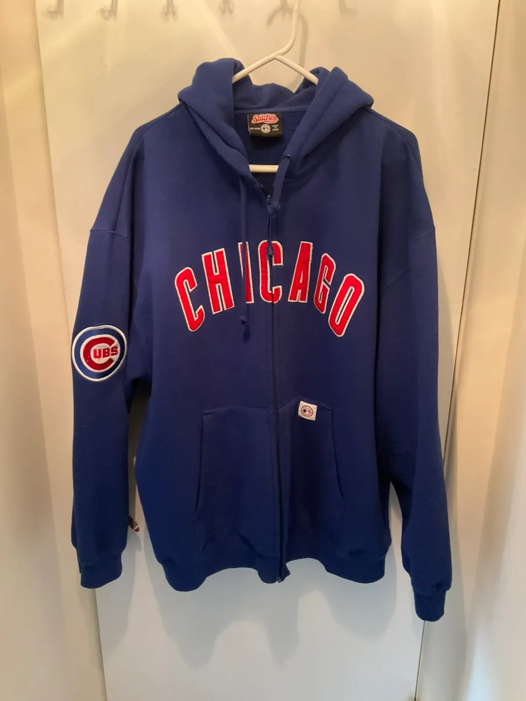 Chicago Cubs Zip-up Hoodie 2XL thumbnail