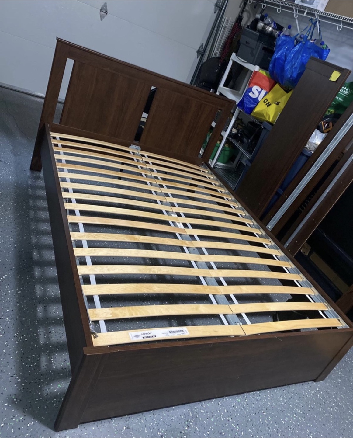 Double Wooden Bed Frame