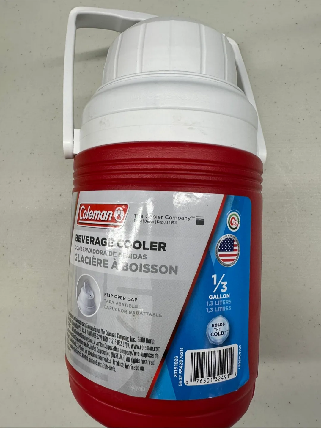 Coleman Beverage Cooler 1/3 Gallon thumbnail