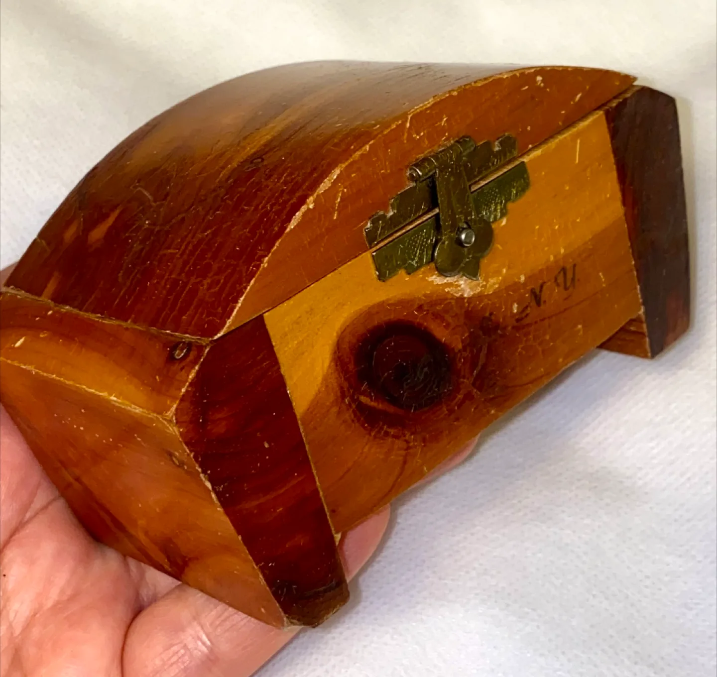 Vintage Wooden Trinket Boxes. Handmade image indicator(2)