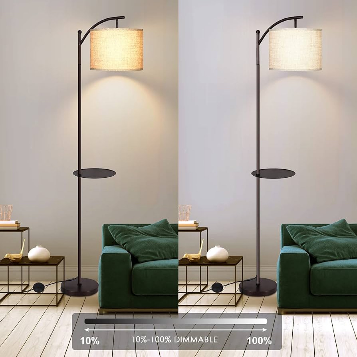 Floor Lamp with Shelf - photo 4