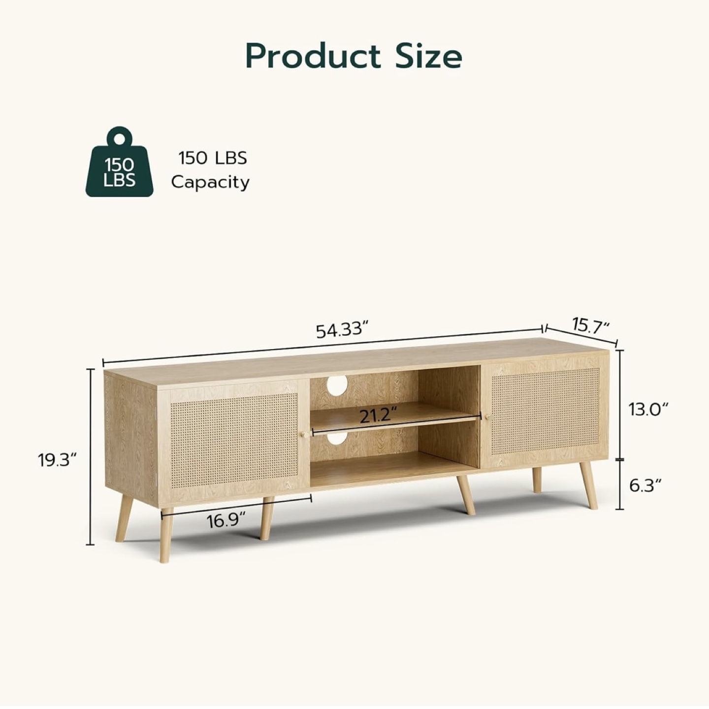 Rattan TV Stand - photo 3