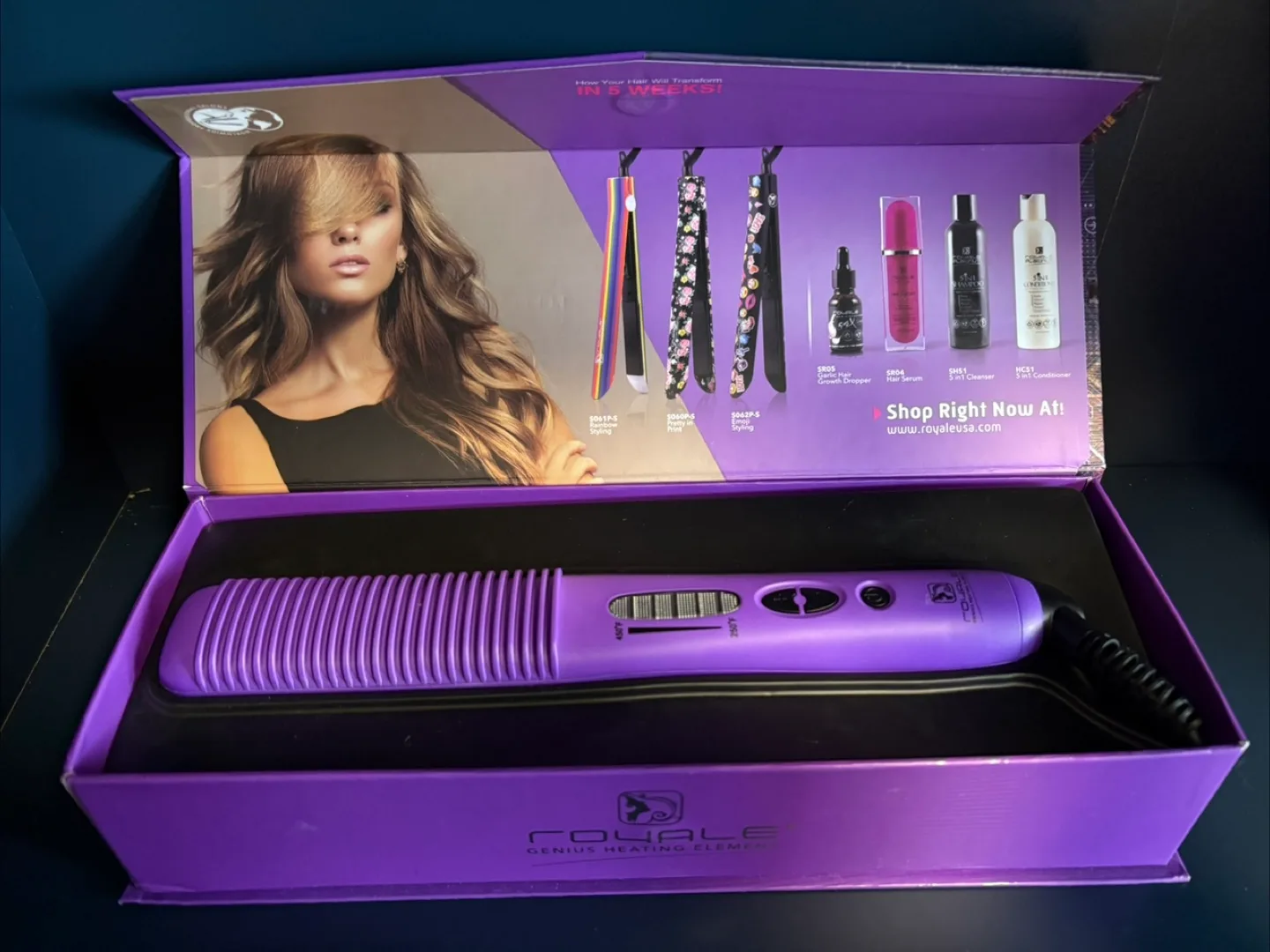 Royale Multi-Purpose Ceramic Hair Brush image indicator(2)