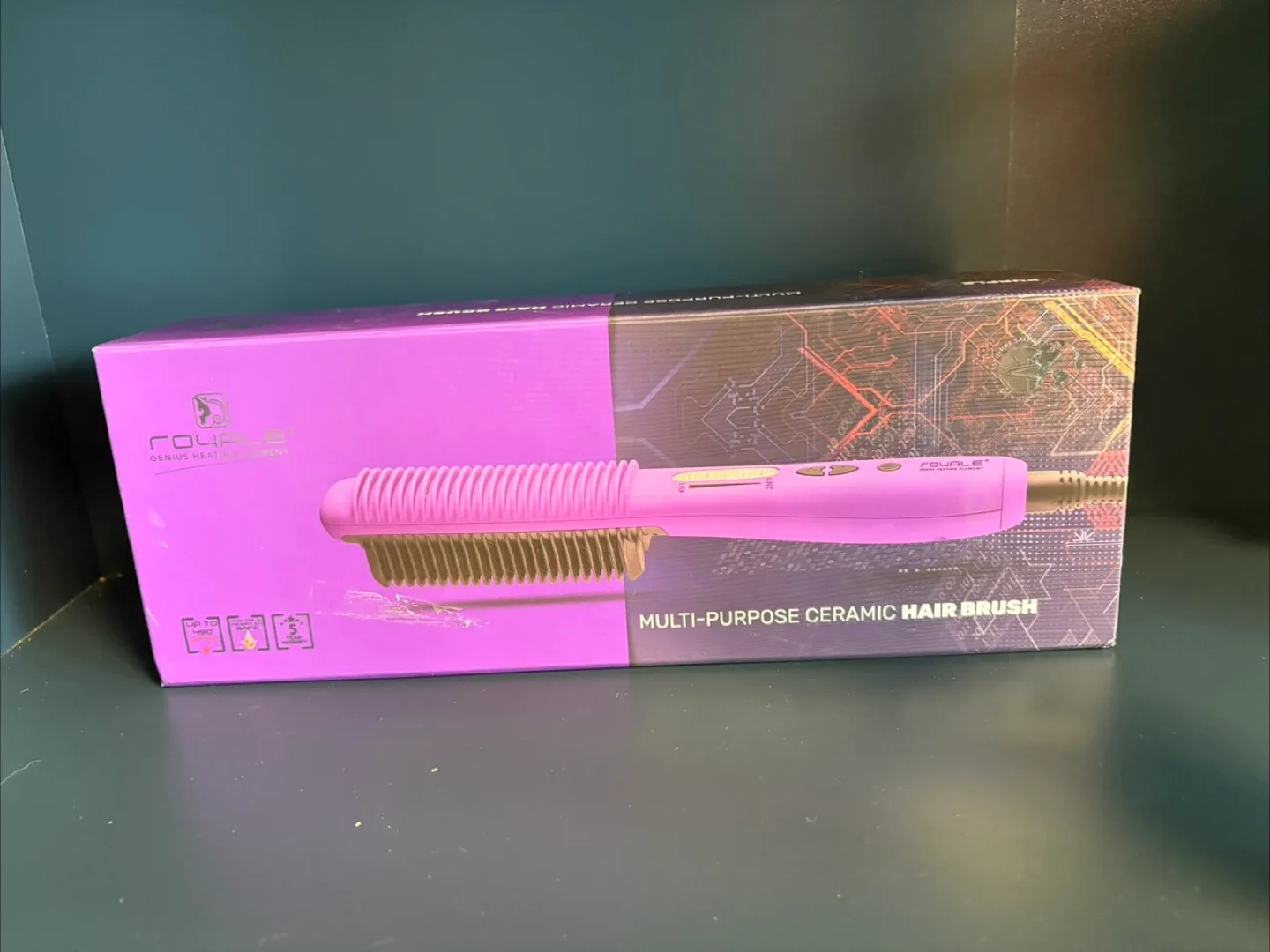 Royale Multi-Purpose Ceramic Hair Brush image indicator(3)