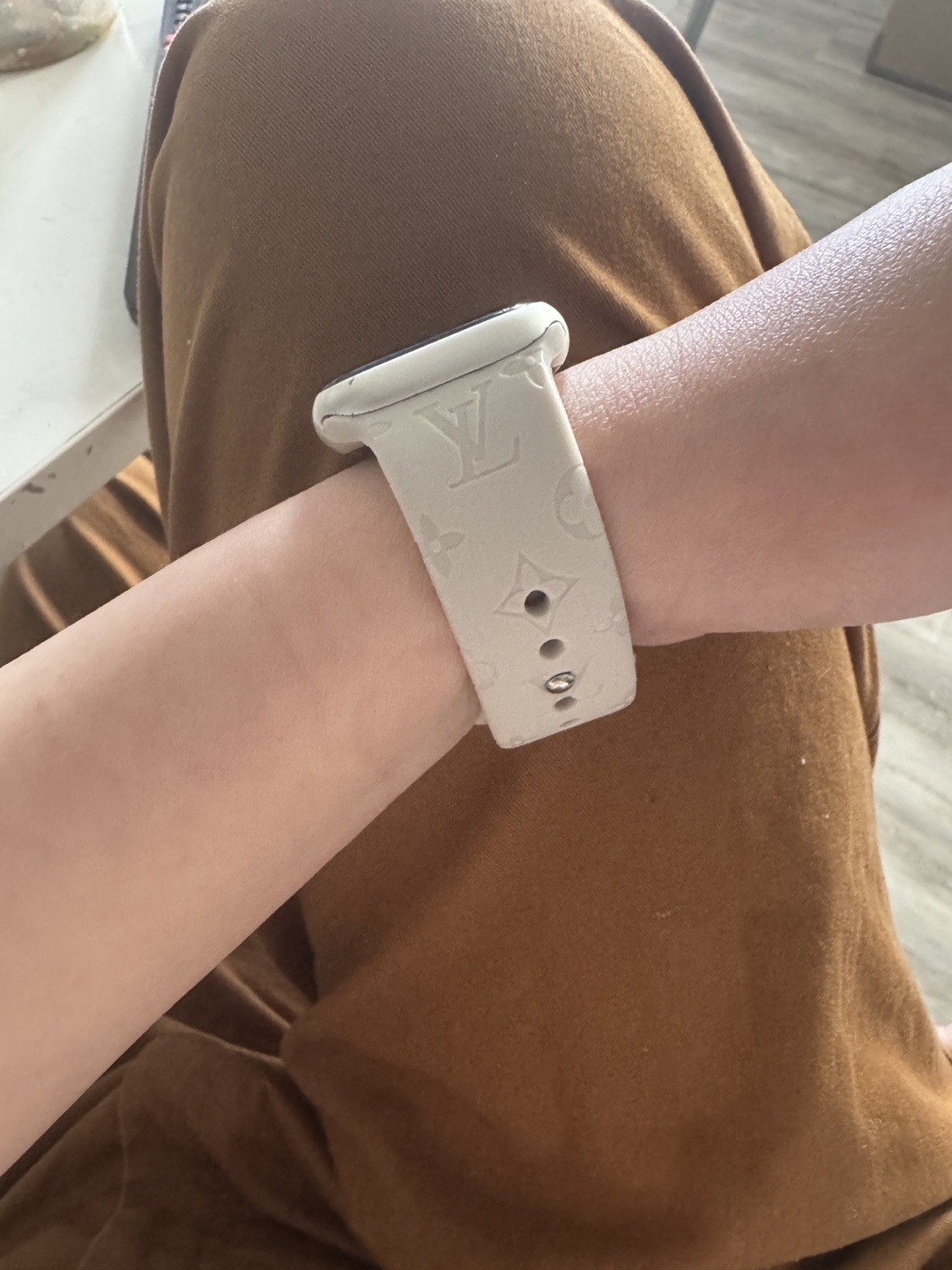 Starlight LV Patterned Apple watch Strap