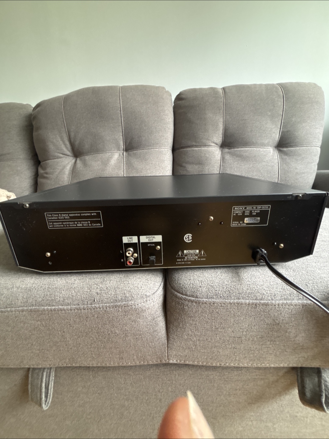 Sony CDP-CE235 5 CD Changer - photo 3