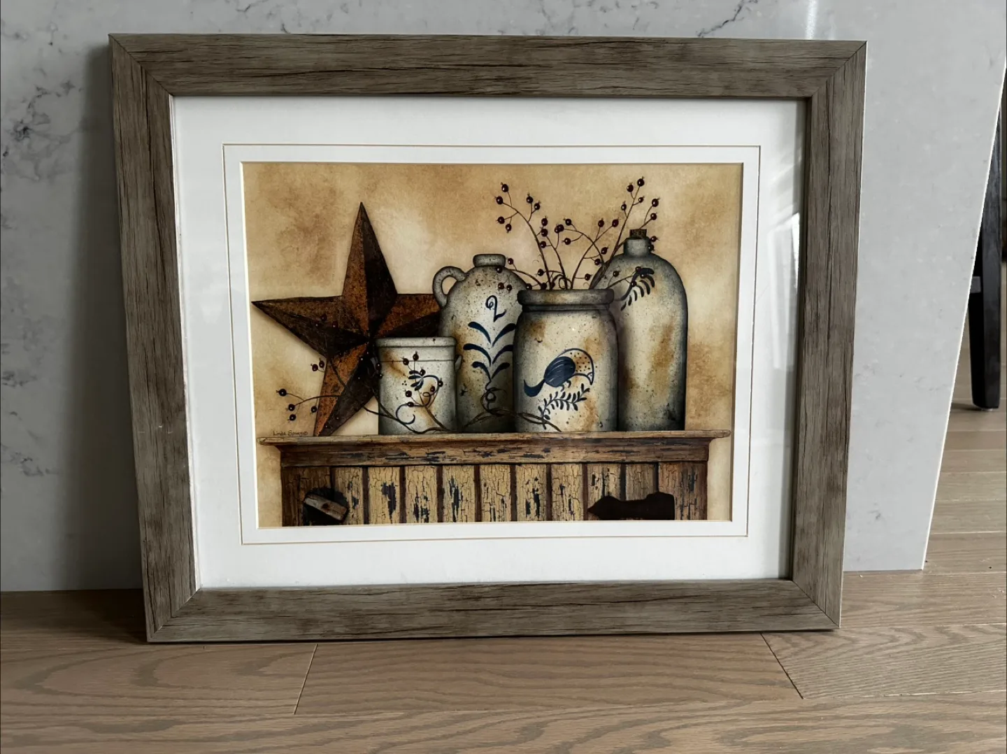 Framed Farmhouse Style Print thumbnail