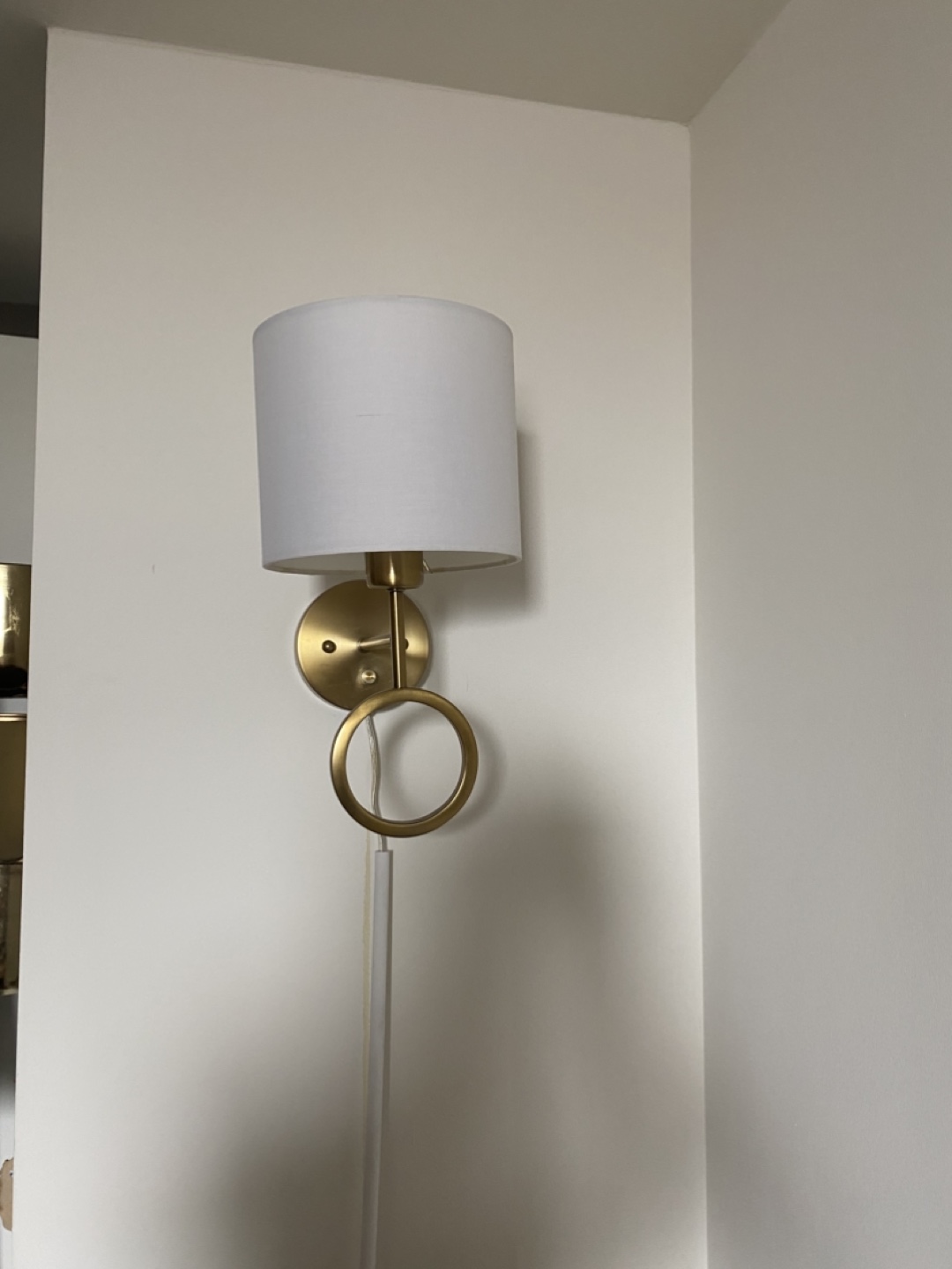 Wall Sconce Gold accent  $25