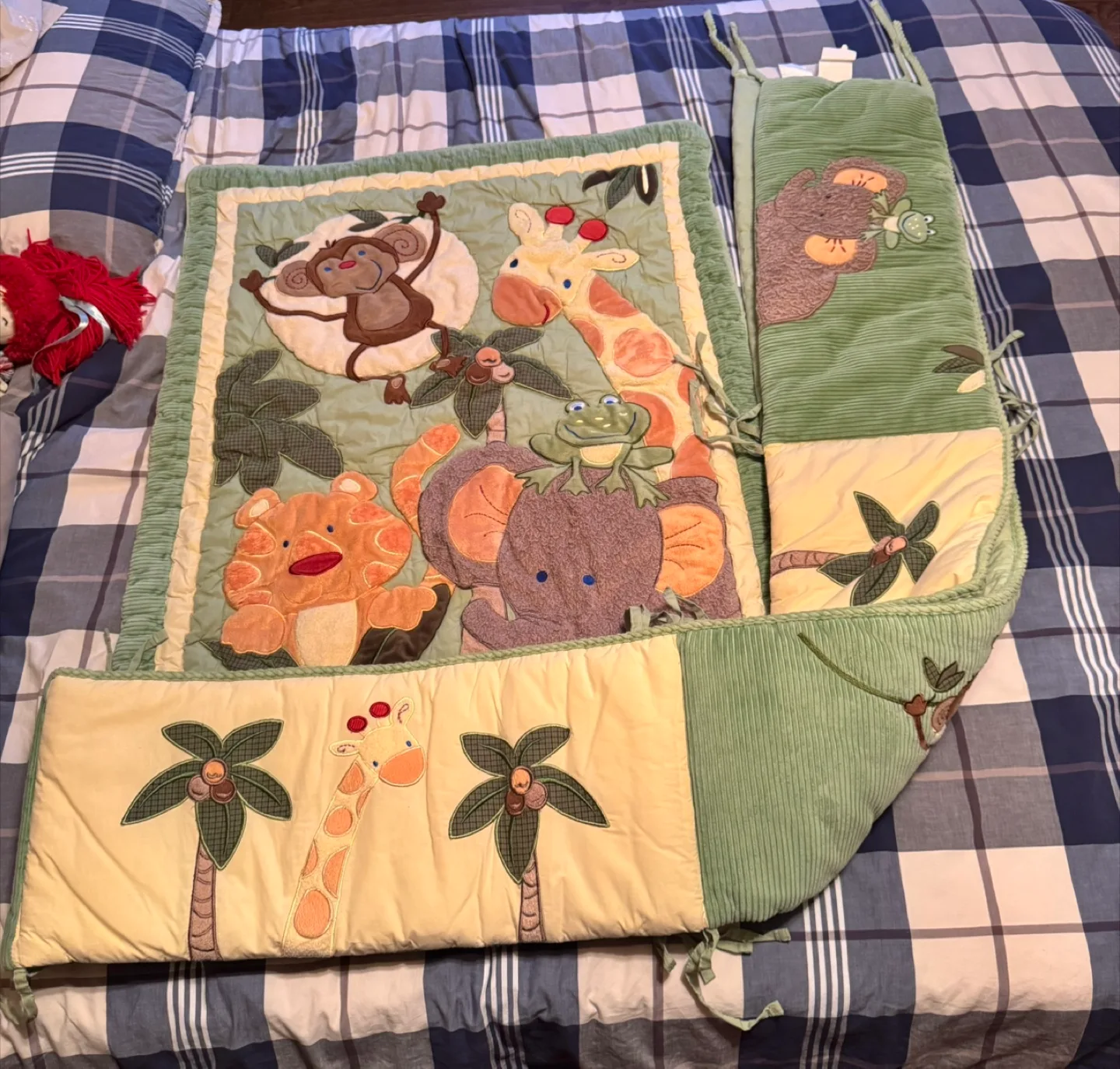 Jungle Themed Crib Bedding Set image indicator(2)