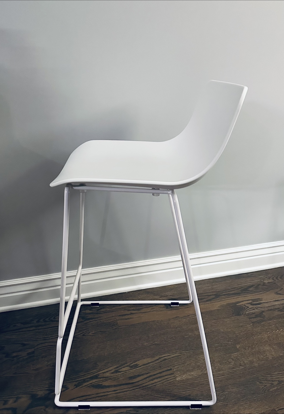 Modern White Counter Stools - photo 4