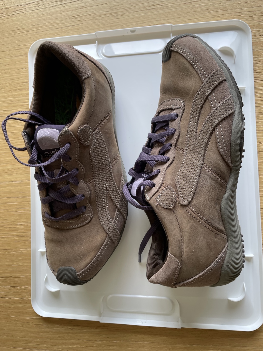 Brown suede sneakers - photo 2