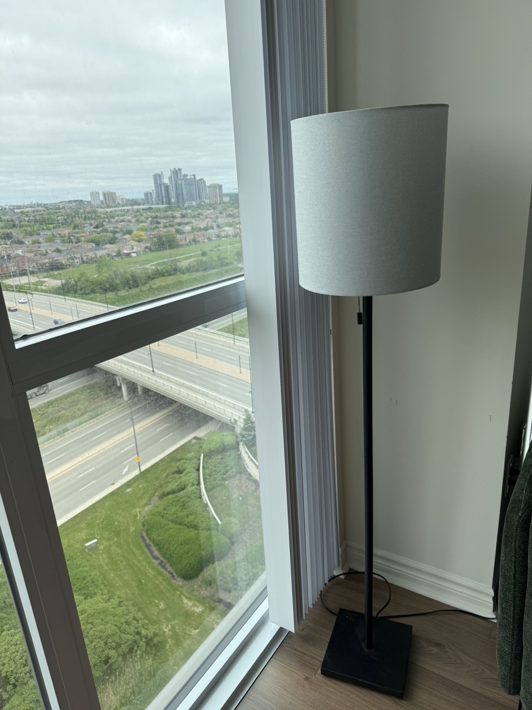 Floor Lamp with Grey Shade - photo 2