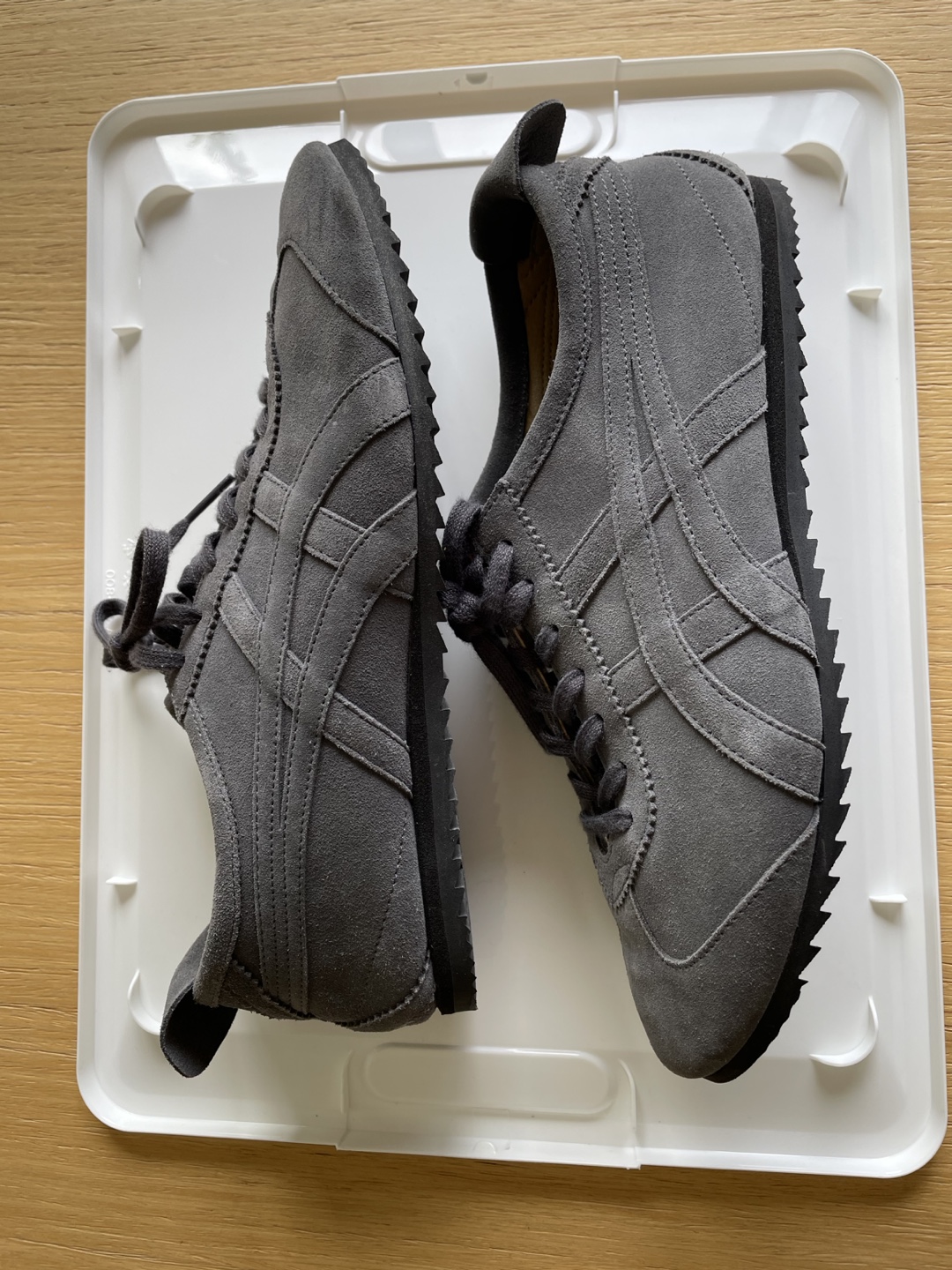 Grey Suede Sneakers