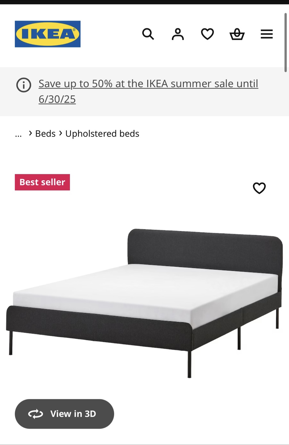 IKEA Bed Frame (full size)