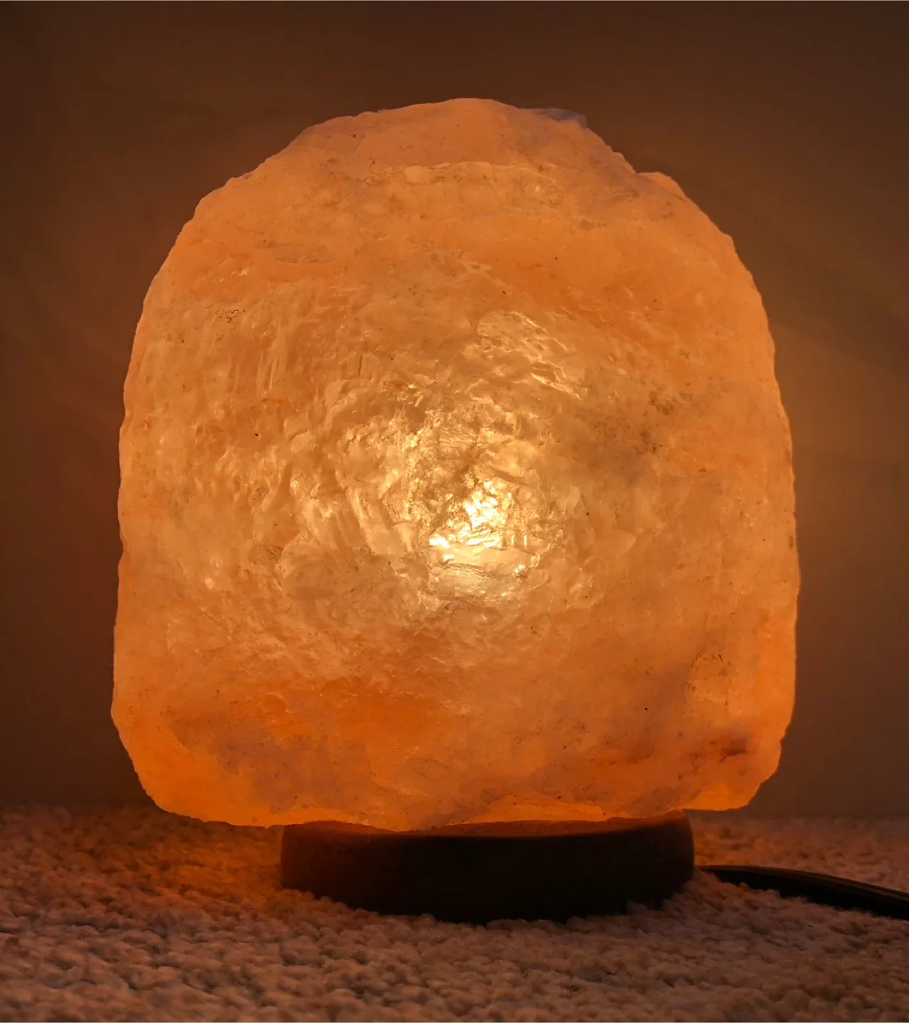 Sam all Himalayan Salt Desk Lamp with adjustable light intensity thumbnail