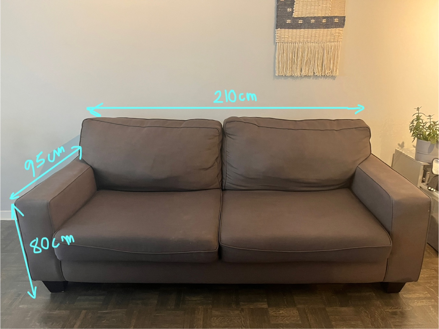 🫂 Dark Brown Couch - photo 3