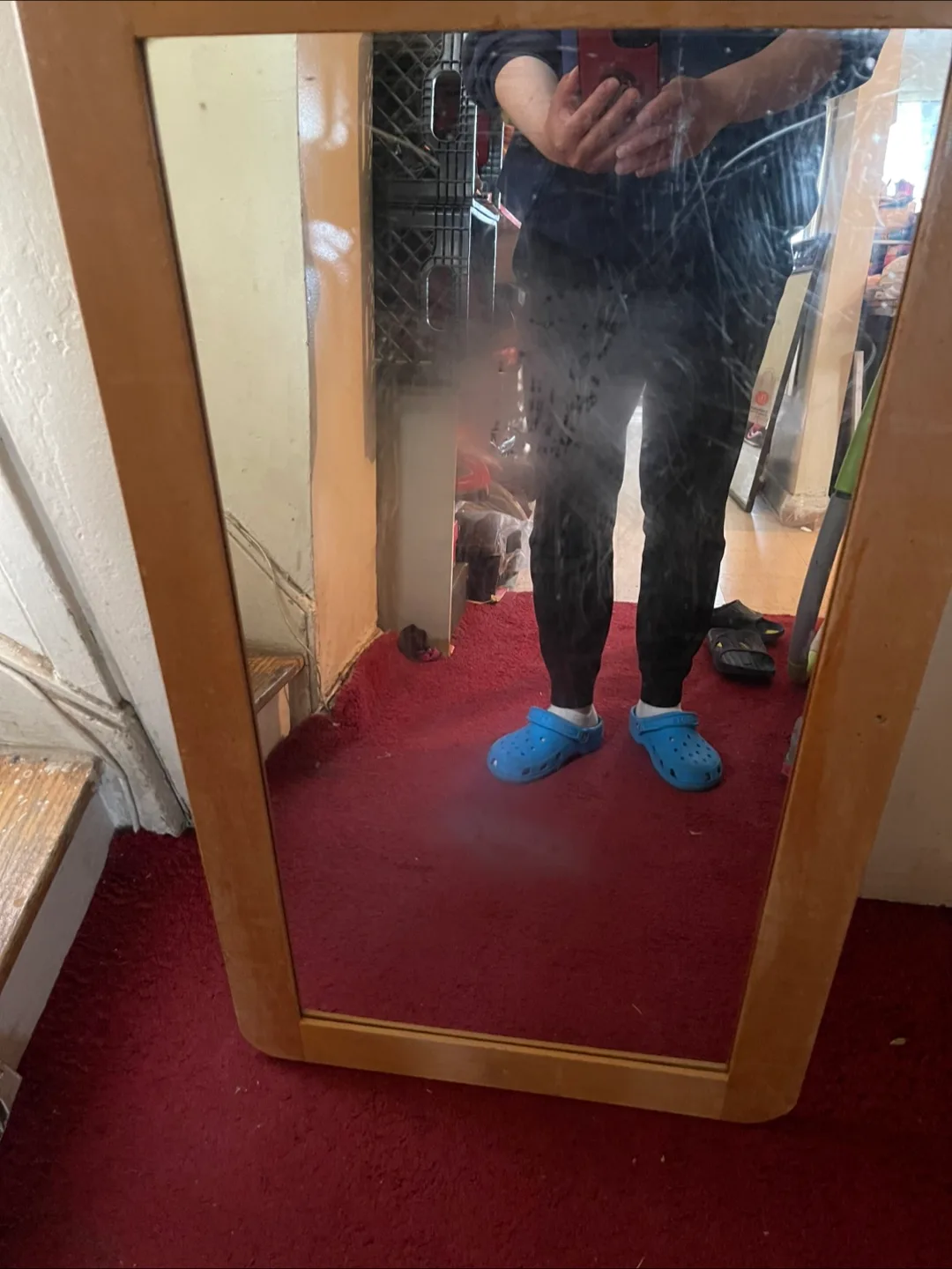 Wooden Framed Mirror 🏒 image indicator(6)