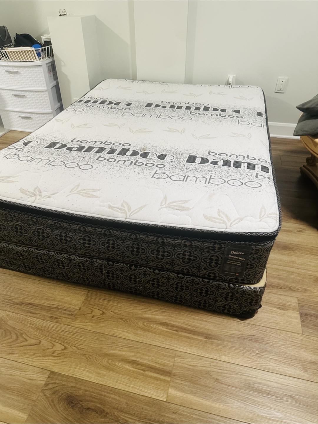 Full size Bamboo Mattress and box