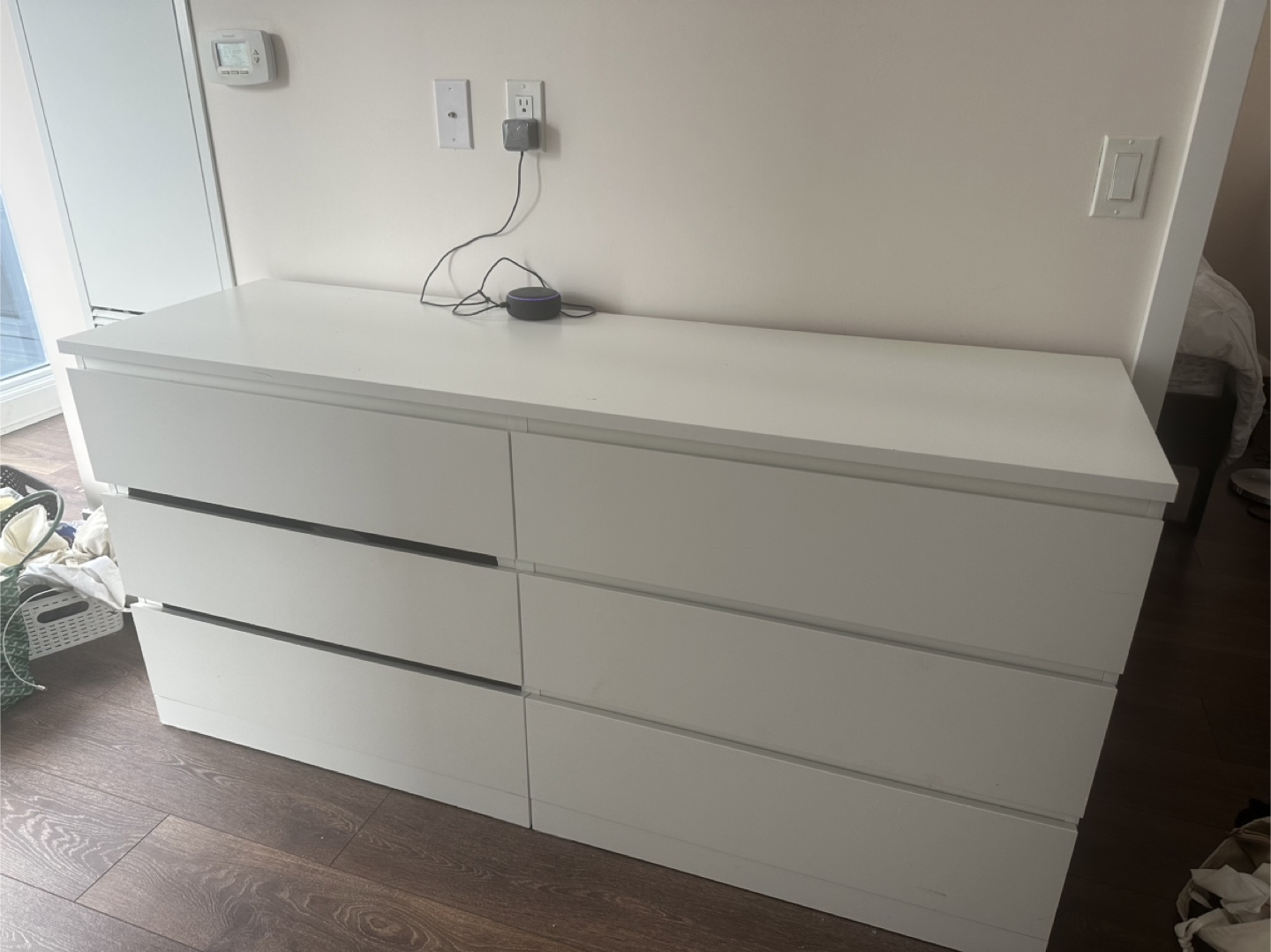 FREE - Ikea White Dresser with Six Drawers - photo 2
