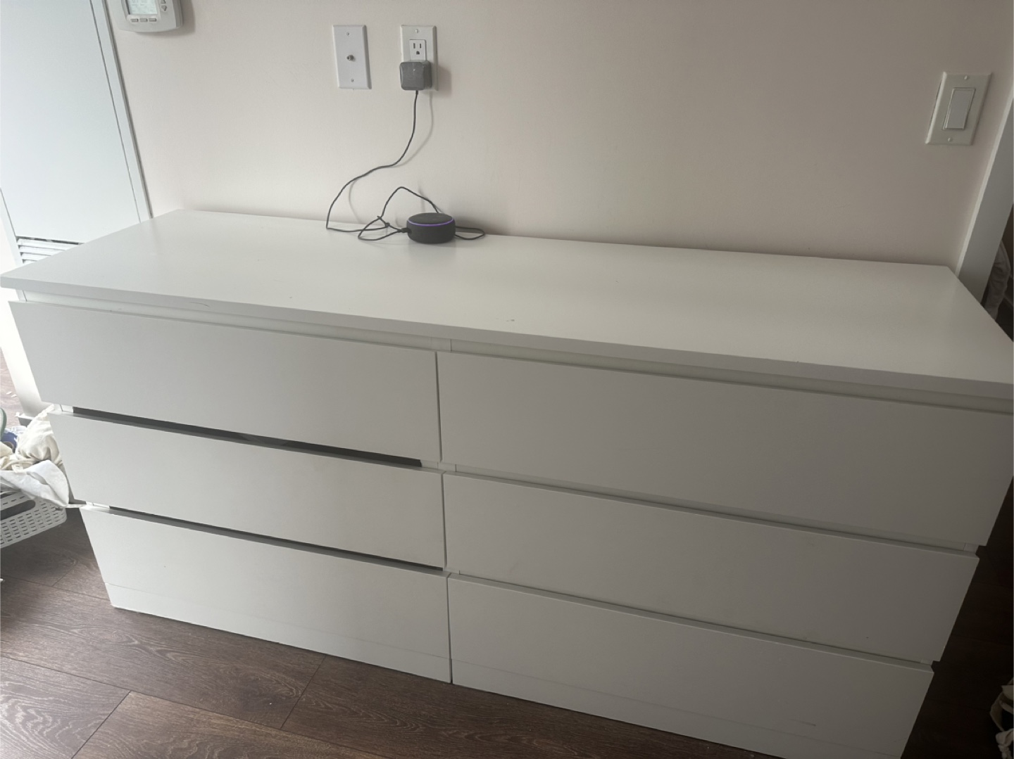 FREE - Ikea White Dresser with Six Drawers