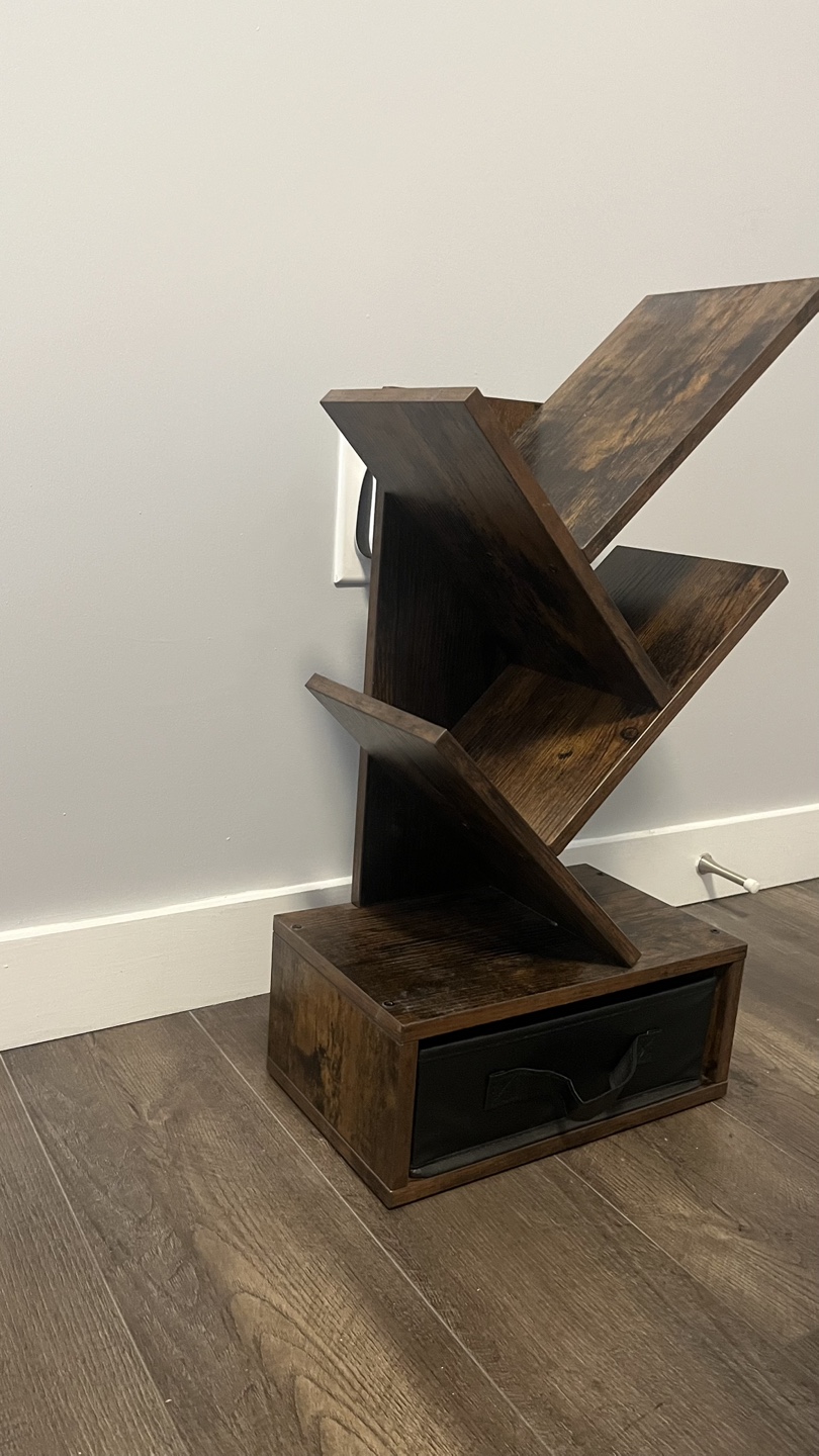 Modern Bookshelf with Drawer