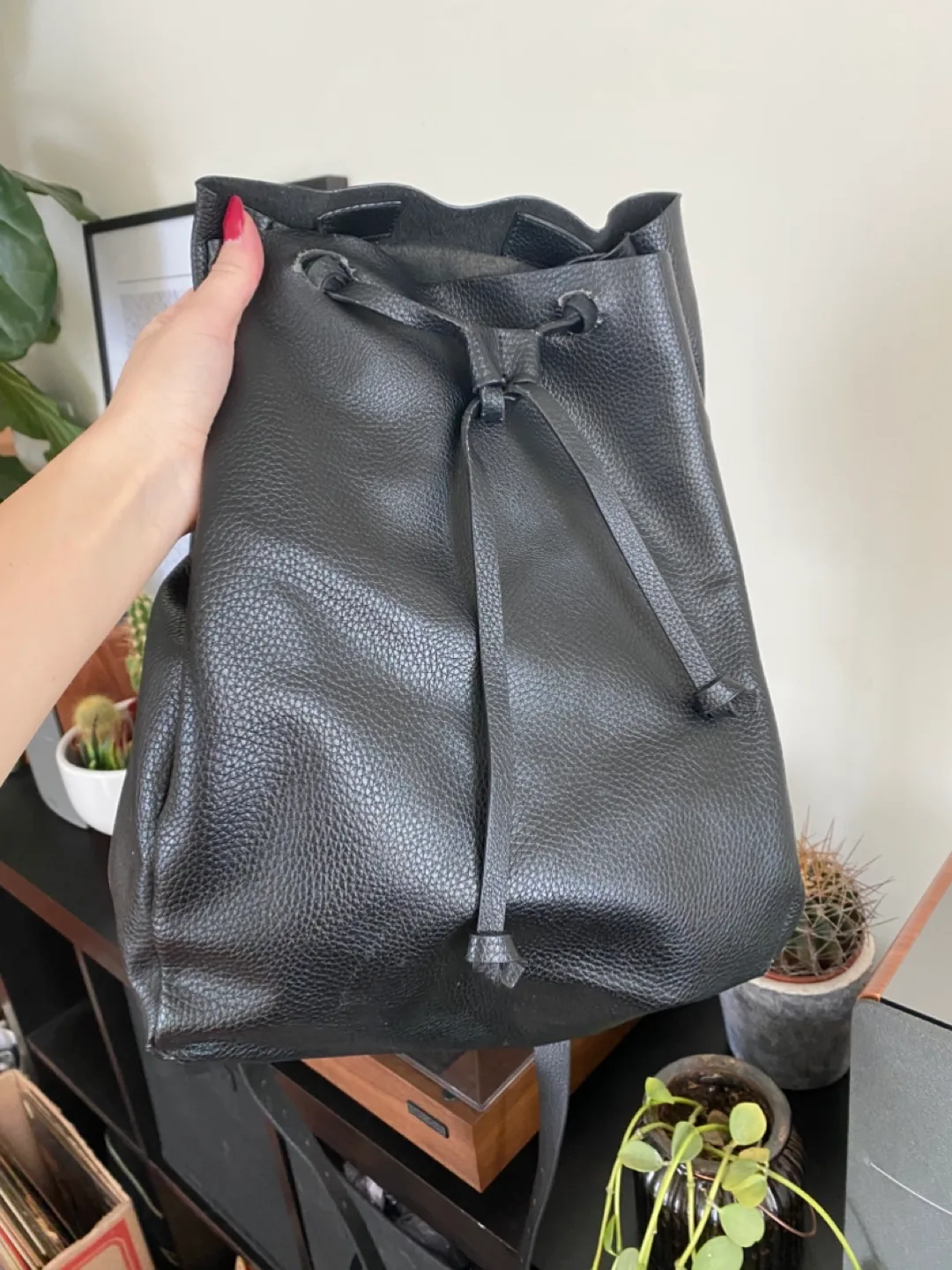 Zara Drawstring Backpack thumbnail