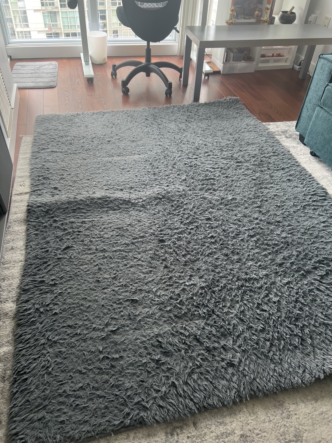 Grey Shag Area Rug - photo 2