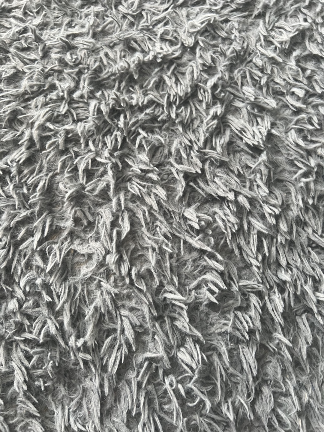 Grey Shag Area Rug