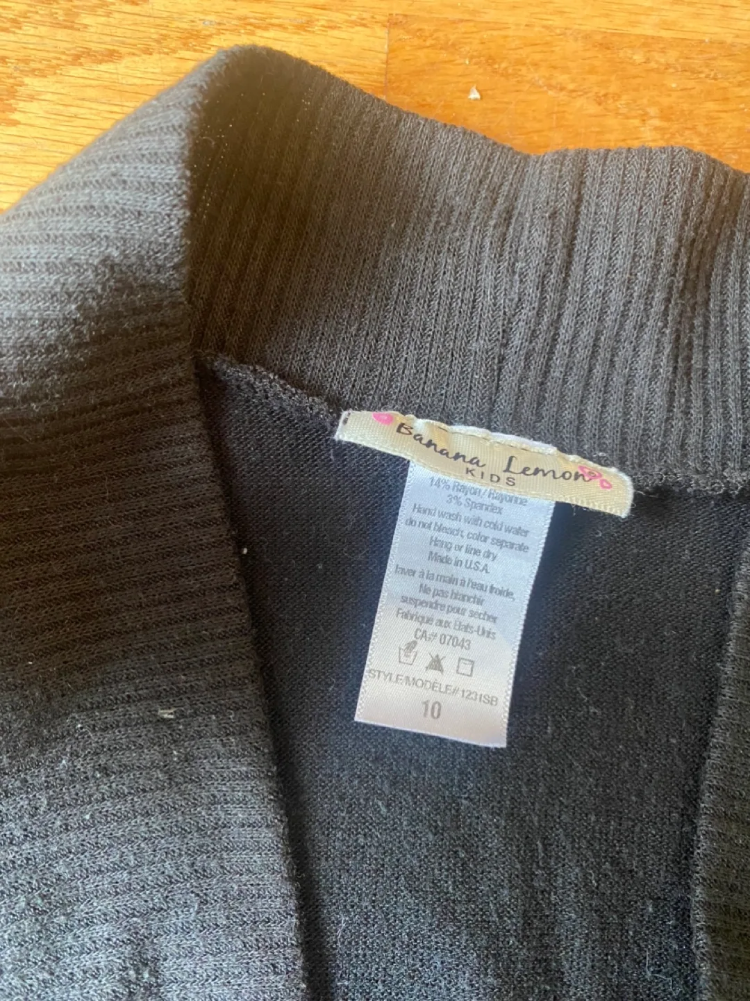 Banana Lemon Kids Cardigan - Size 10 image indicator(2)