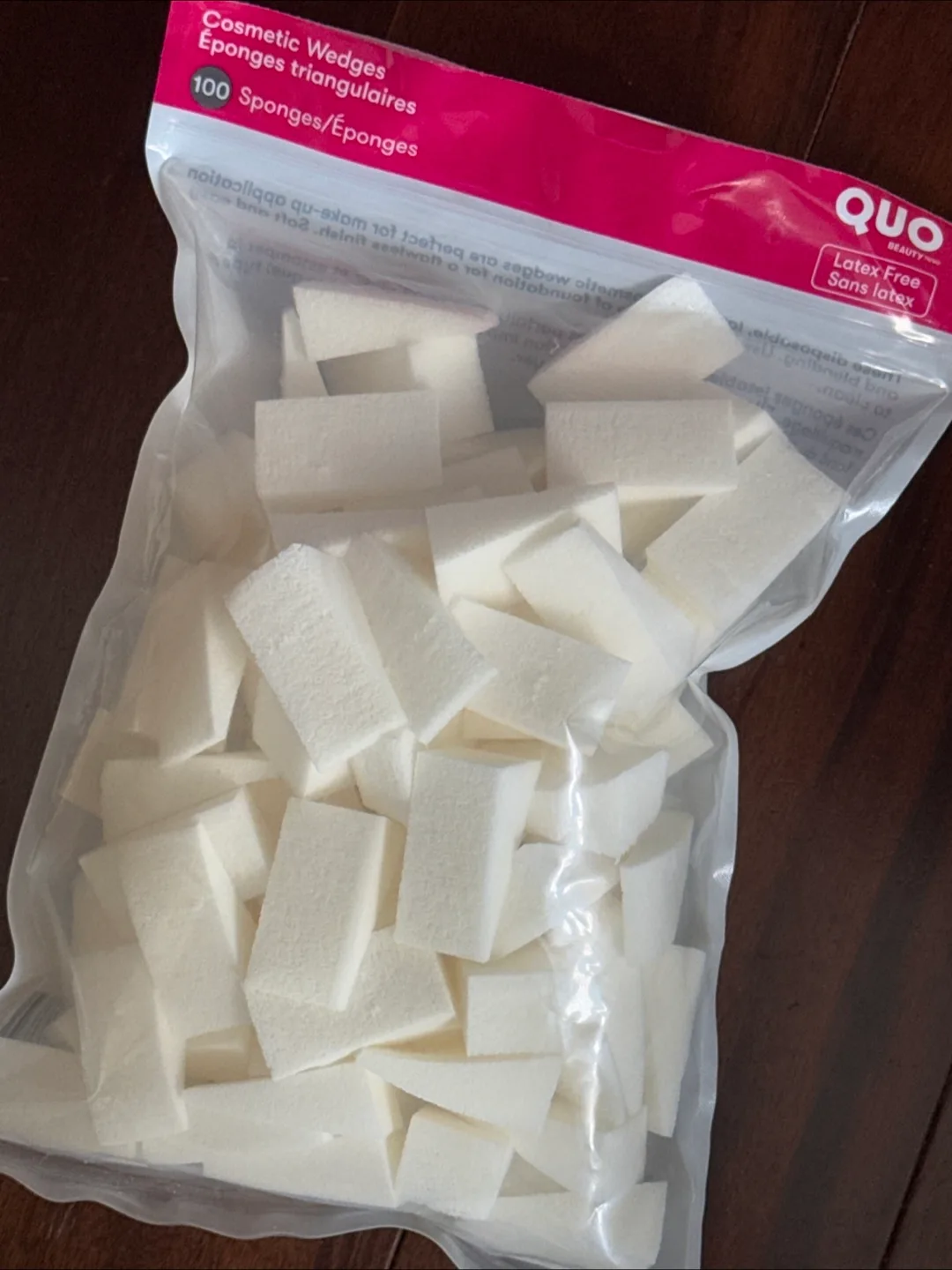 QUO Cosmetic Wedges - 100 Sponges thumbnail