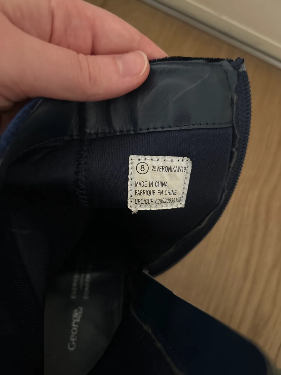 Velvet Blue Ankle Boots image indicator(4)