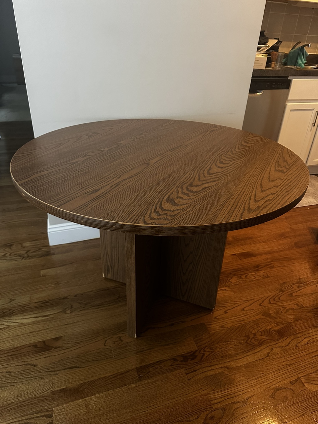 Round Wood Table - photo 3
