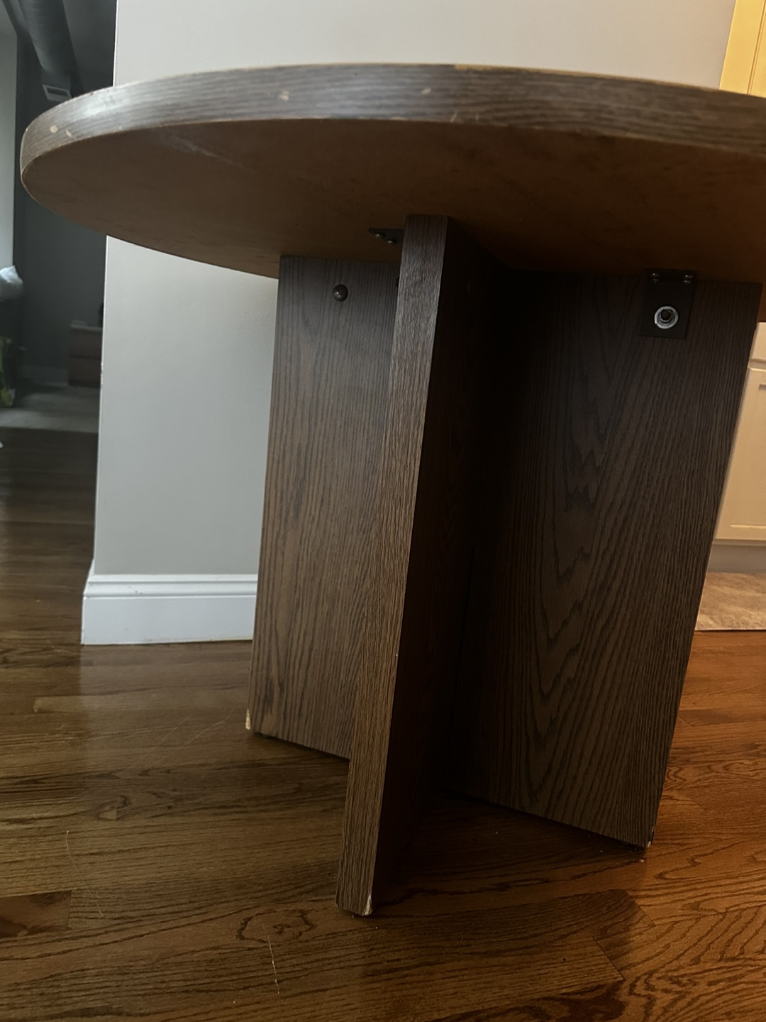 Round Wood Table - photo 2