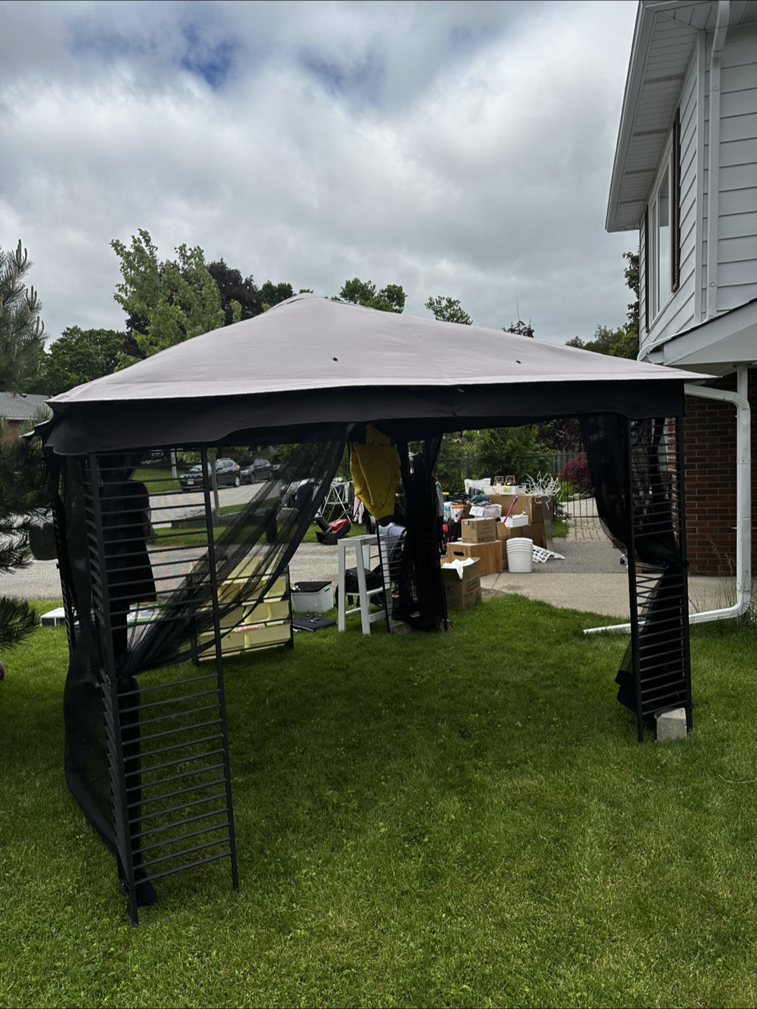 Outdoor Gazebo with Netting